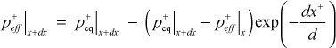 p+ eff formulation