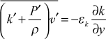 gradient diffusion terms