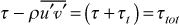 total shear stress