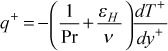 heat flux wall coordinates