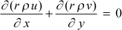 cons of mass eqn